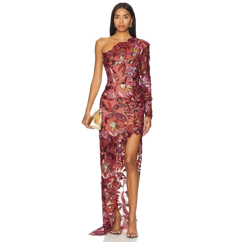 Bronx and banco Tokyo maxi dress red US4/ S